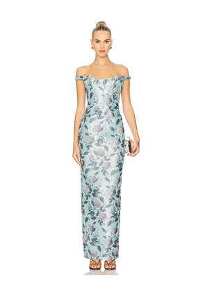 Katie May Tempest Gown in Baby Blue. Size M. Also in L, S, XS.