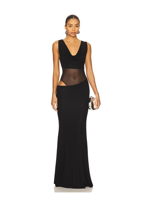 NBD The Derowen Gown in Black. Size M. Also in L, S, XL, XS, XXS.