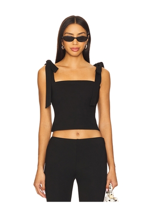 MAJORELLE Stacia Top in Black. Size S. Also in XS, XL.