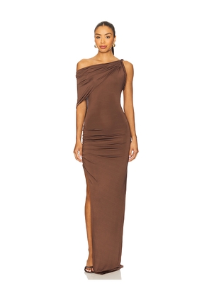 Lovers and Friends Francine Gown in Chocolate. Size L. Also in M, S, XS, XXS.