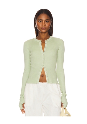 LIONESS x REVOLVE Ivy League Top in Sage. Size XS. Also in M.