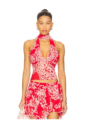 Lovers and Friends Mayci Top in Red. Size M. Also in XS, S.