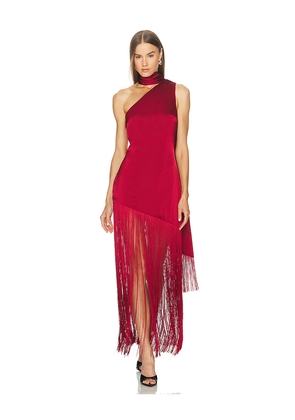 Michael Costello x REVOLVE Cassis Dress in Red. Size M. Also in XXS, XS, S, L, XL.