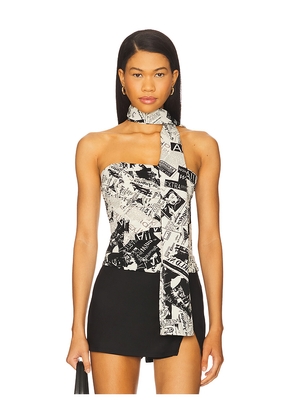 LIONESS Island Bodice Top in White. Size S. Also in XXS.