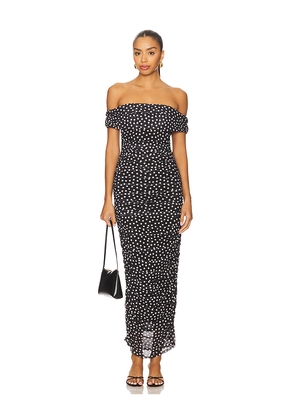MAJORELLE x Yhasmina Ferrara Thea Maxi Dress in Black. Size M. Also in XXS, XS, S, L.