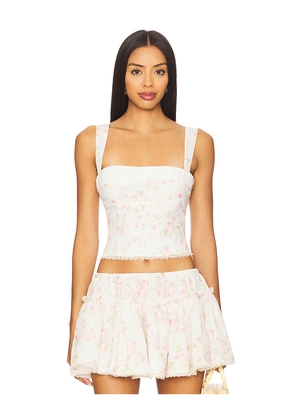 MAJORELLE Deidre Top in White. Size M. Also in L, XL.