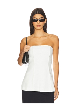 Nakedvice The Remy Bodice Top in White. Size M. Also in L, S, XS.