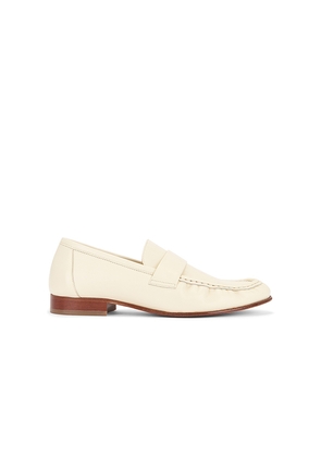 Mansur Gavriel Ruched Loafer in Ivory. Size 37. Also in 36, 38, 39.