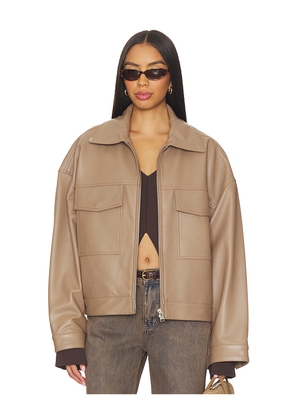 LAMARQUE Mia Jacket in Beige. Size M. Also in S, XS.