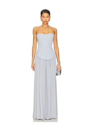 Lovers and Friends Jenny Gown in Slate. Size M. Also in S, XS.