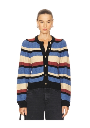 Nation Los Angeles Carmela Cardigan in Black,Blue. Size S. Also in XS, L.