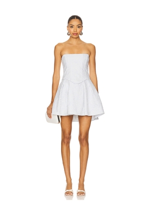 MAJORELLE Joyce Mini Dress in White. Size M. Also in XXS, XS, S, XL.