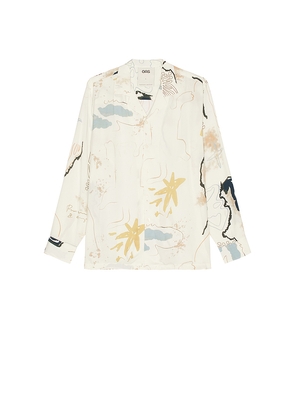 OAS Brillo Shirt in Ivory. Size S. Also in L.