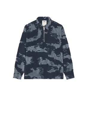 OAS Smoke Polo Shirt in Blue. Size M. Also in XL/1X.