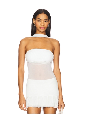 Lovers and Friends Lexi Bodysuit in White. Size M. Also in S, L, XL.