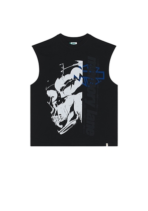 Memory Lane T3 Blitz Sleeveless Tee in Black. Size M. Also in S, XL/1X.
