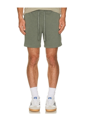 onia Slub Terry Shorts in Sage. Size M. Also in L, S, XL/1X.
