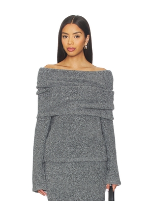 Line & Dot Sonora Sweater in Charcoal. Size M. Also in S, XS, L.