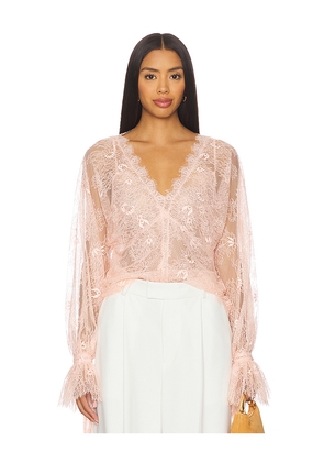 LoveShackFancy Kath Top in Pink. Size M. Also in S, XS, XXS.