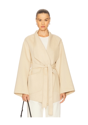LAMARQUE Mekia Cardigan in Beige. Size XL. Also in M/L, XS/S, XXS.