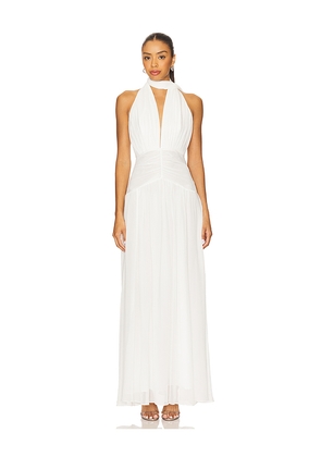 NICHOLAS Arella Silk Dress in White. Size 2. Also in 10, 4, 8.