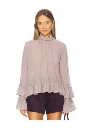 MORE TO COME Mirra Top in Mauve. Size S. Also in XS, XXS.