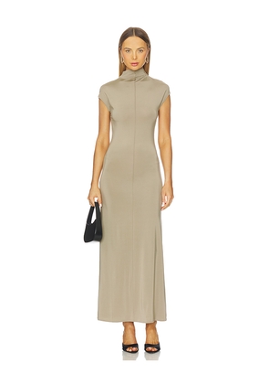 L'Academie by Marianna Rebecca Maxi Dress in Beige. Size M. Also in XXS, XS, S, L, XL.