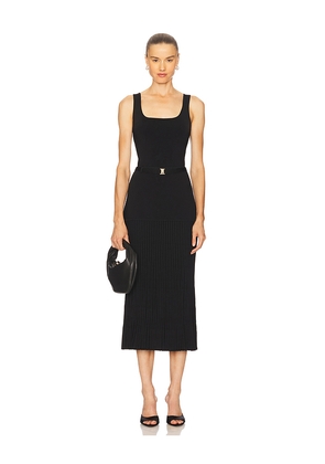Karina Grimaldi Aster Knit Dress in Black. Size M. Also in L, S.