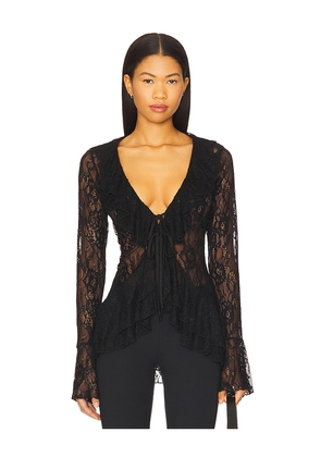 MORE TO COME Alisia Top in Black. Size S. Also in XS, XXS.