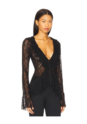 MORE TO COME Alisia Top in Black. Size S. Also in L, M, XL, XS, XXS.