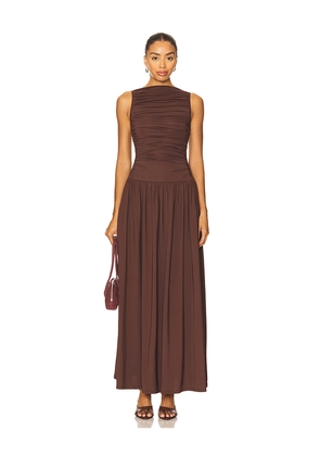 NIA Clea Dress in Brown. Size M. Also in S, XS.
