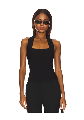 LIONESS Dollhouse Halter Top in Black. Size M. Also in XS, S, L, XL.