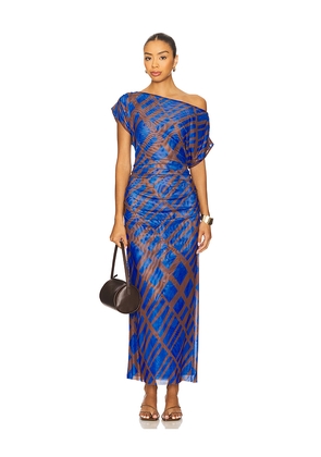 MISA Los Angeles Kiana Dress in Blue. Size S. Also in XL, XS.