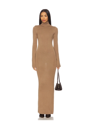 Lovers and Friends x Emma Leger Emaline Maxi Dress in Brown. Size M. Also in S, XL, XS, XXS.