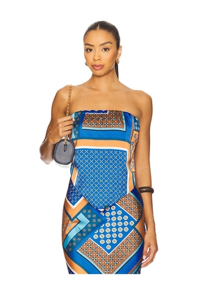 MISA Los Angeles Mae Top in Royal. Size M. Also in L, S, XL, XS.