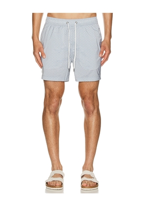 onia Charles 5 Swim Trunks in Baby Blue. Size S. Also in XL/1X.