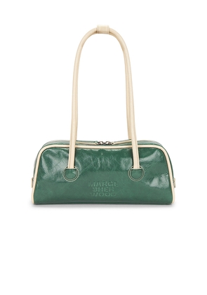 MARGESHERWOOD Soft Boston Bag in Green.