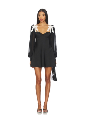 MAJORELLE Baylee Mini Dress in Black. Size S. Also in XS.
