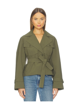 LAMARQUE x REVOLVE Quinn Trenchcoat in Olive. Size M. Also in XS, L.