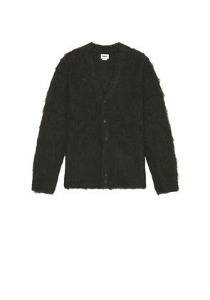 Obey Patron Cardigan in Dark Green. Size M. Also in L.