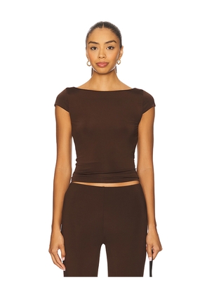 Lovers and Friends Ivanna Top in Chocolate. Size M. Also in XXS, XS, S, L, XL.