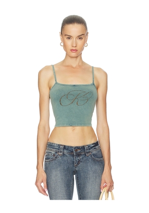 KNWLS Cally Cami Top in Teal. Size M. Also in S, L.
