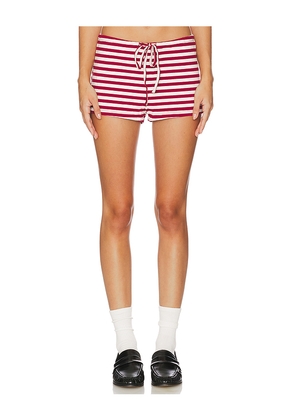 LIONESS Kourt Bloomers in Wine. Size M. Also in S, XL, XS, XXS.