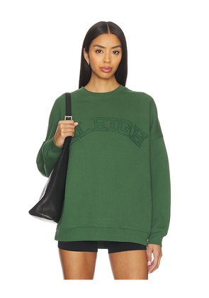 LSPACE Legend Sweatshirt in Green. Size S. Also in XS, M.