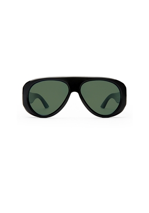 Le Specs Dream Boat Sunglasses in Black.