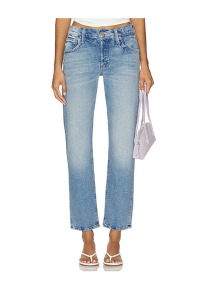MOTHER The Mid Rise Hiker Hover Jeans in Blue. Size 25. Also in 28, 32.
