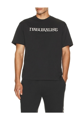 Museum of Peace and Quiet Naturalist T-Shirt in Black. Size M. Also in XS, S, L.