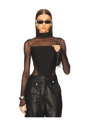 Mariandree Gaitan Caroline Bodysuit in Black. Size M. Also in XS, S.
