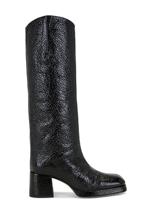 Miista Tundra Tall Boot in Black. Size 37. Also in 38, 39.