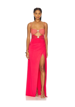 Lovers and Friends Nika Maxi Dress in Coral. Size M. Also in L, S, XL, XS, XXS.